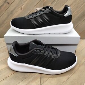 Adidas Lite Racer 3.0 Athletic Sneakers Womens Size 8.5 Black White Running Shoe